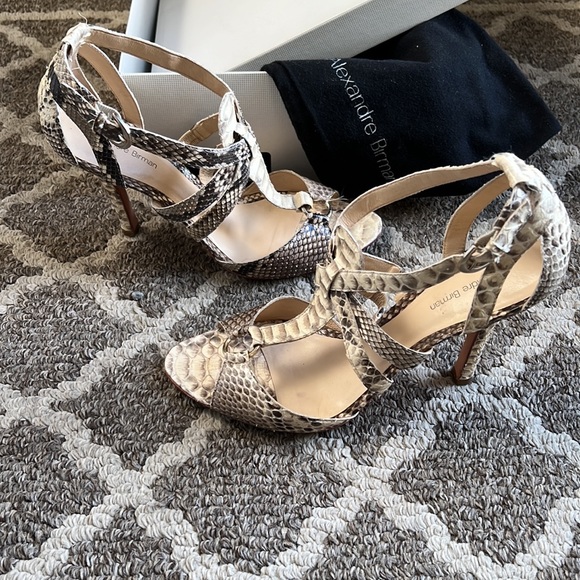 Alexandre Birman Python Sandals - Picture 3 of 10